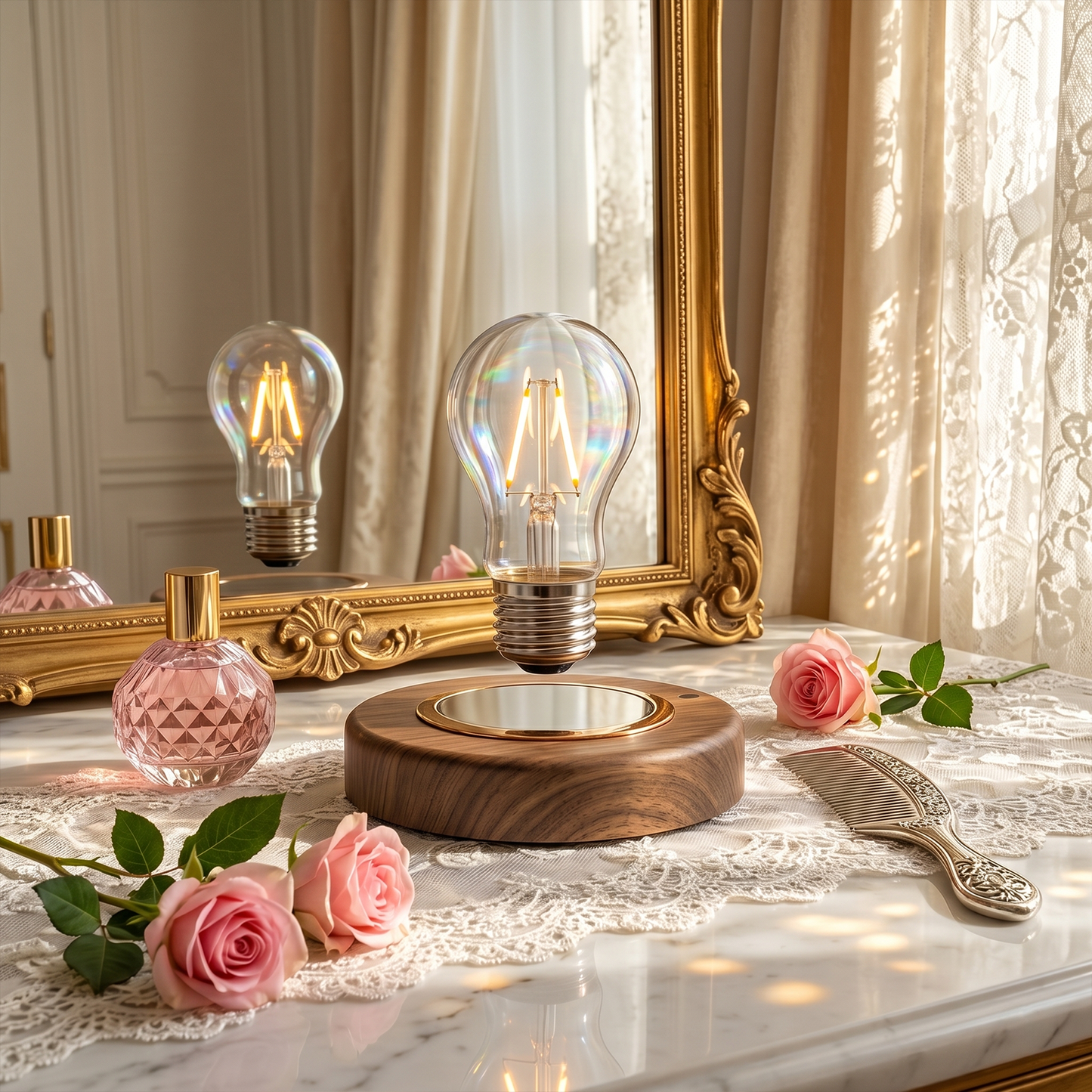 Celestial Serenade™ Levitating Crystal Ball Night Light