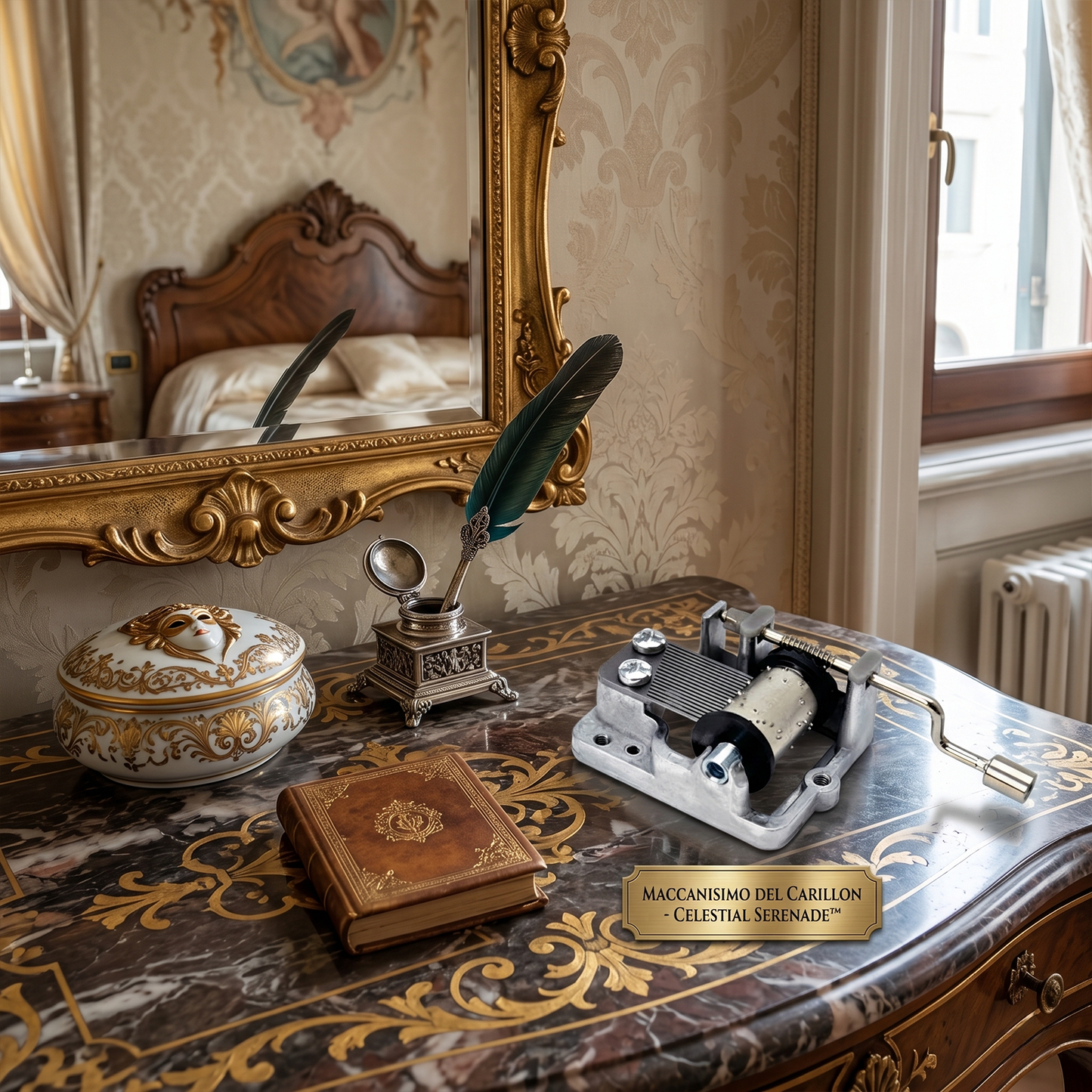 Celestial Serenade™ Hand Crank Music Box &Movement