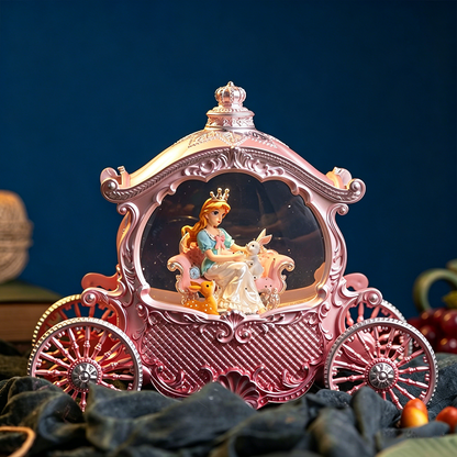 Celestial Serenade™ | Princess Carriage Snow Globe Music Box