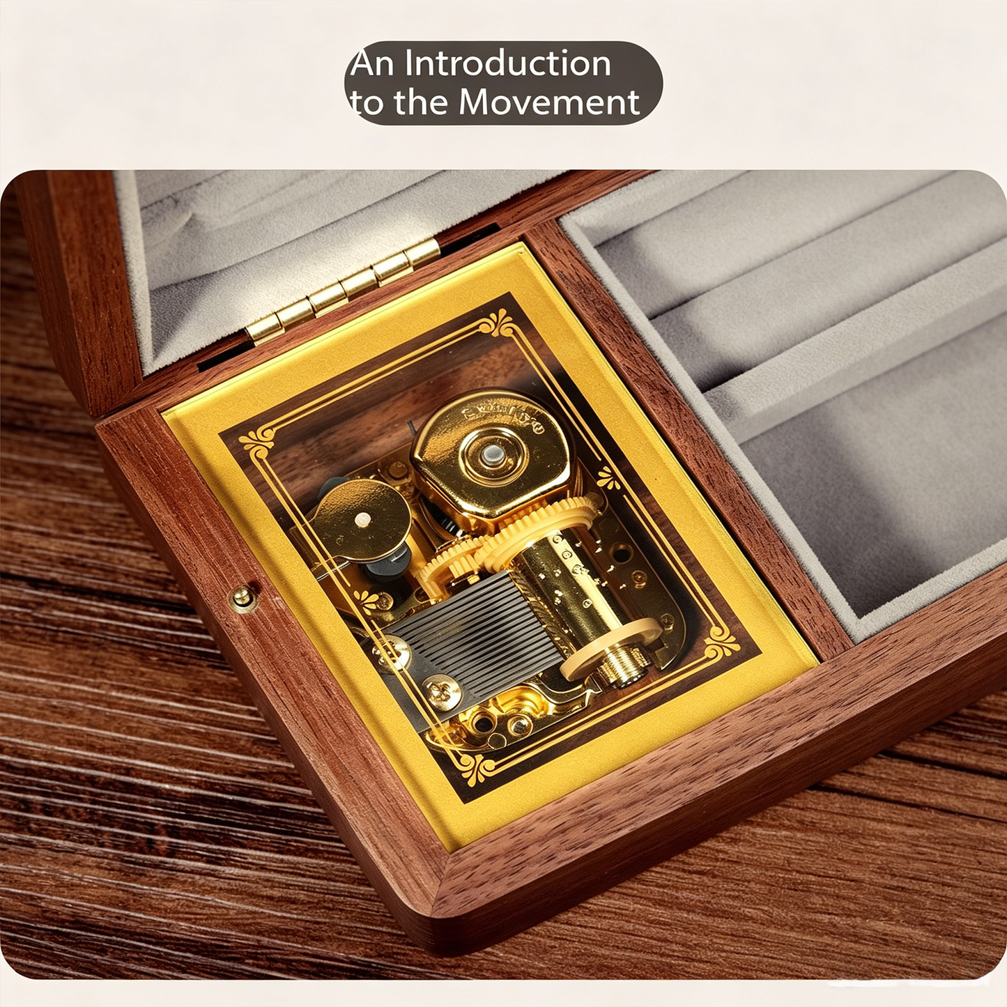 Celestial Serenade™ Wooden Jewelry Music Box