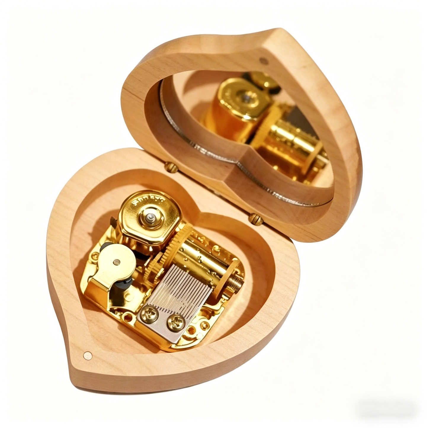 Celestial Serenade™ Heart-Shaped Wooden Music Box