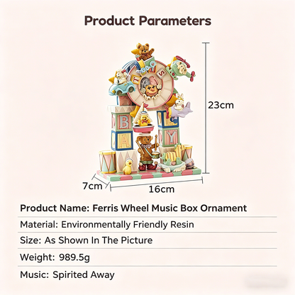 Celestial Serenade™ Vintage Carnival Ferris Wheel Music Box