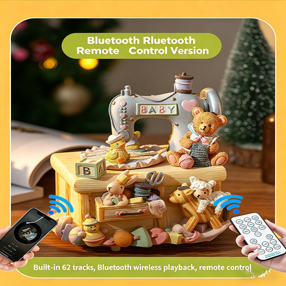 Celestial Serenade™ Sewing Machine Animal Music Box
