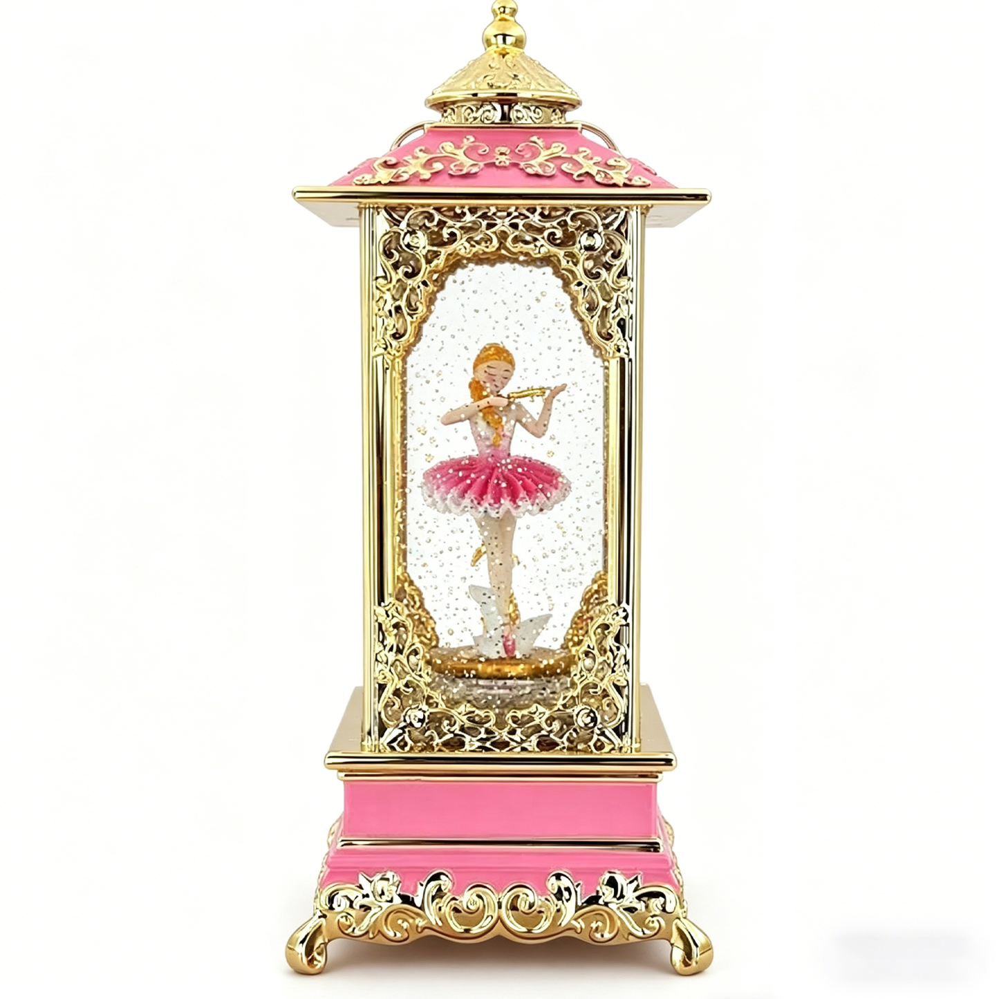 Celestial Serenade™ Rotating Snow Globe Lantern Music Box