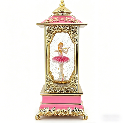 Celestial Serenade™ Rotating Snow Globe Lantern Music Box