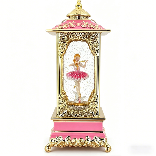 Celestial Serenade™ Rotating Snow Globe Lantern Music Box