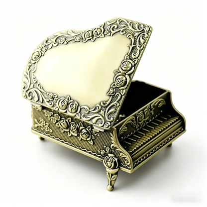Celestial Serenade™ | Vintage Miniature Grand Piano Music Box