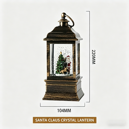 Celestial Serenade™ Vintage Christmas Musical Snow Globe Lantern