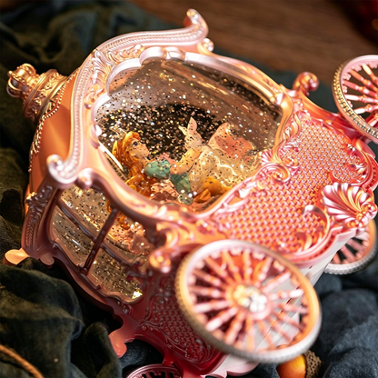 Celestial Serenade™ | Princess Carriage Snow Globe Music Box