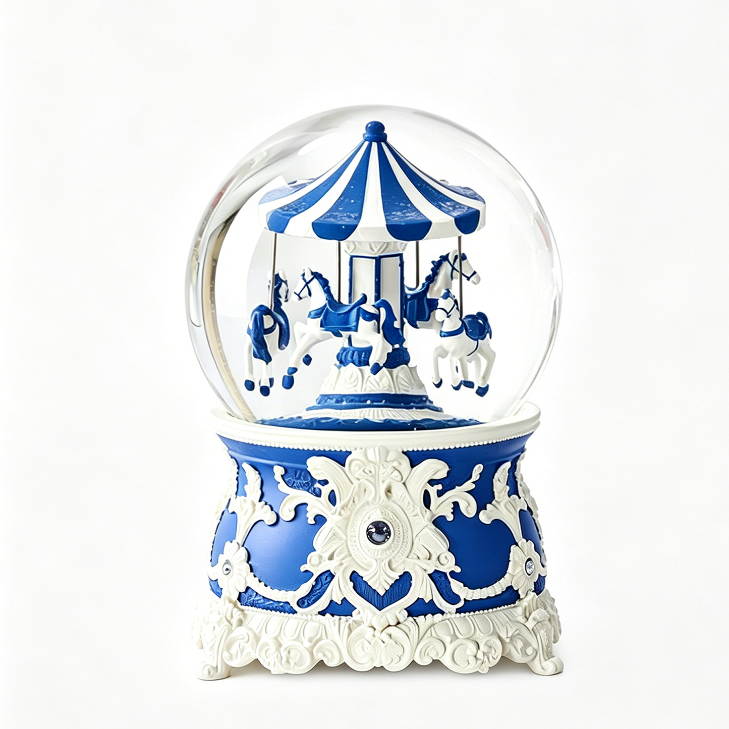 Celestial Serenade™ Carousel Snow Globe Music Box