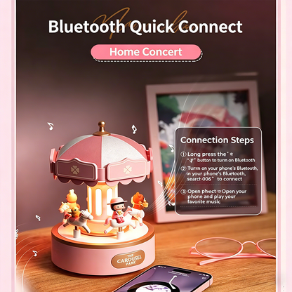Celestial Serenade™ Carousel Bluetooth Music Box