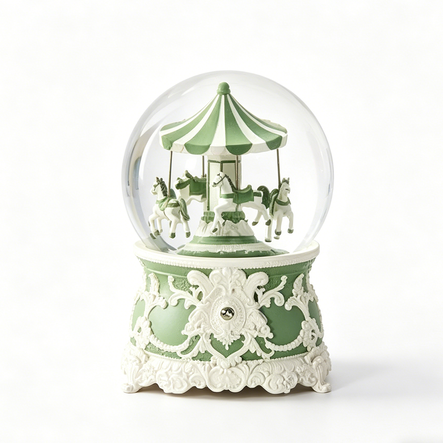 Celestial Serenade™ Carousel Snow Globe Music Box