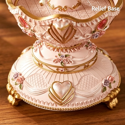 Celestial Serenade™ Pink Vintage Carousel Music Box