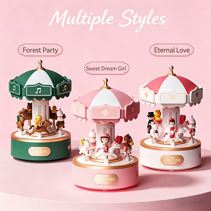 Celestial Serenade™ Carousel Bluetooth Music Box
