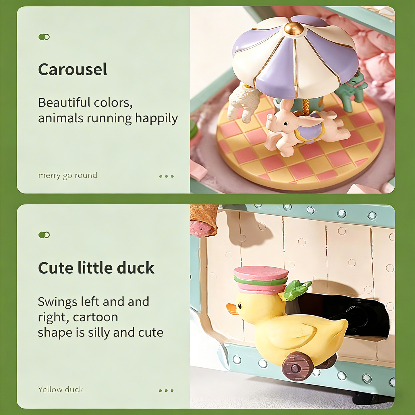 Celestial Serenade™ Carousel Clown Treasure Box Bluetooth Music Box