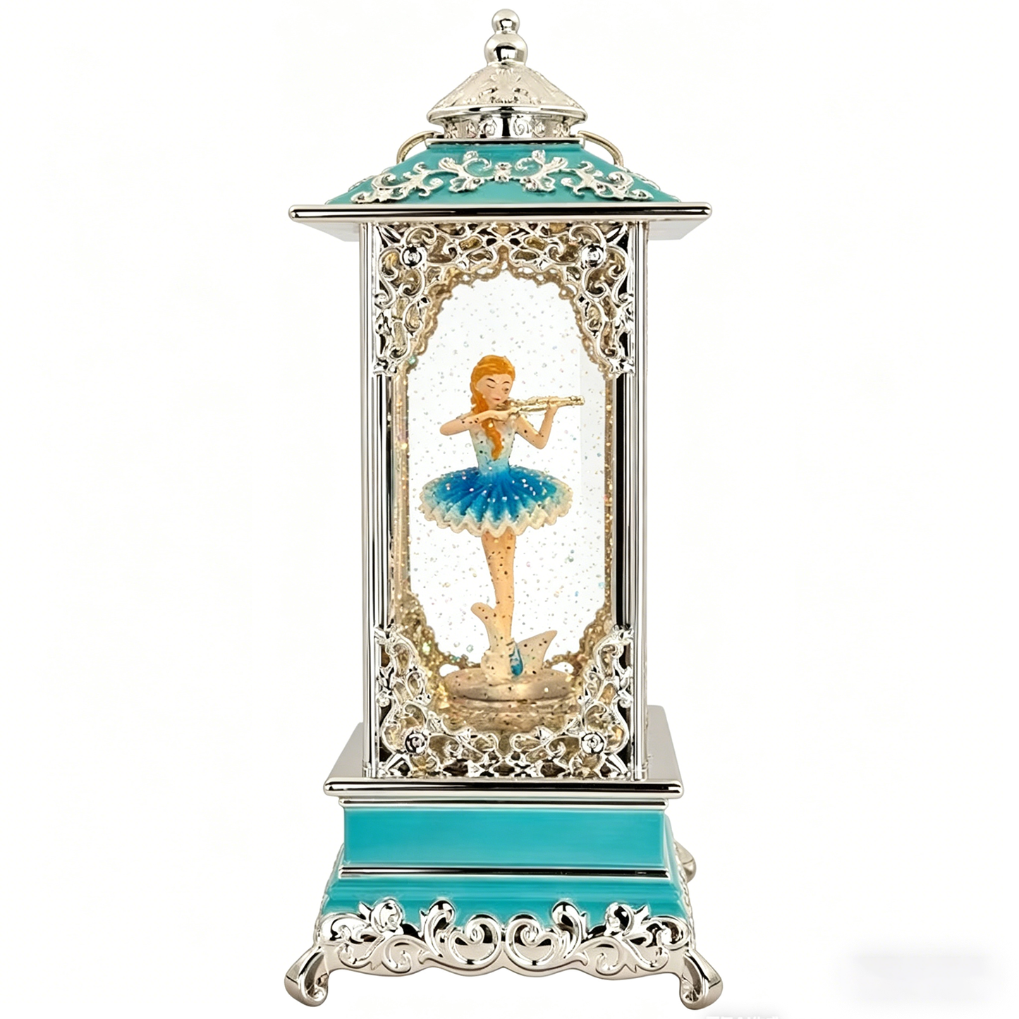 Celestial Serenade™ Rotating Snow Globe Lantern Music Box
