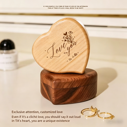 Celestial Serenade™ Heart-Shaped Wooden Music Box