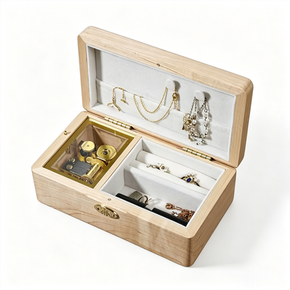 Celestial Serenade™ Wooden Jewelry Music Box