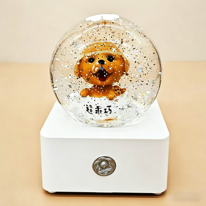 Celestial Serenade™ 12 Zodiac Cartoon Snow Globe Music Box