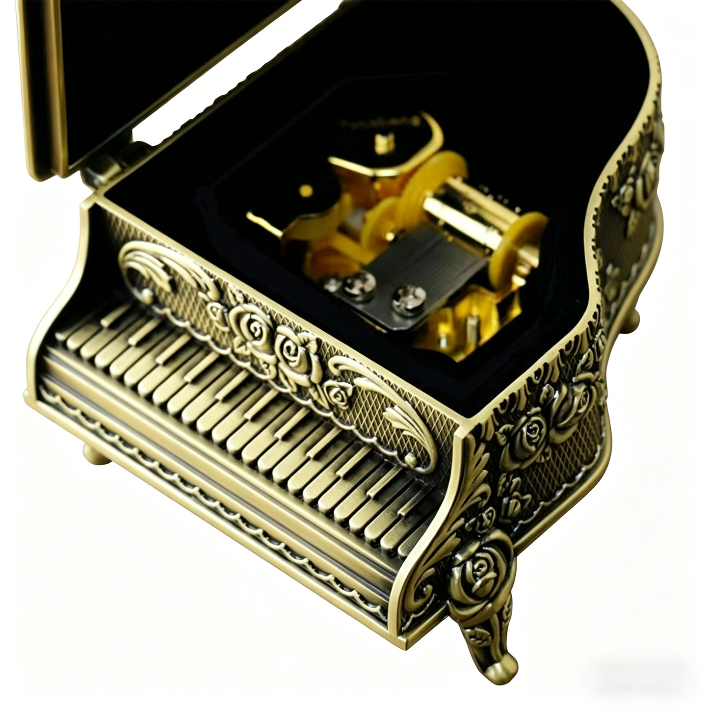 Celestial Serenade™ | Vintage Miniature Grand Piano Music Box