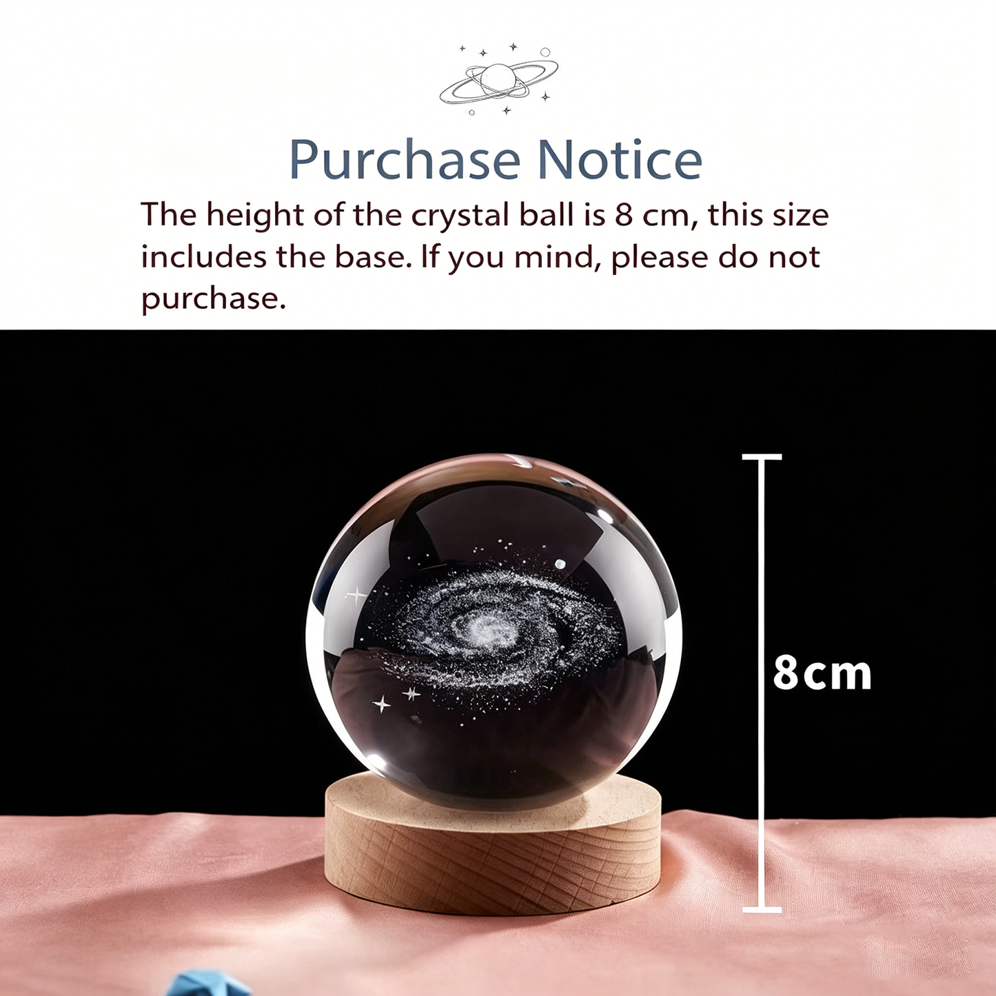 Celestial Serenade™ 3D Engraved Crystal Ball Night Light