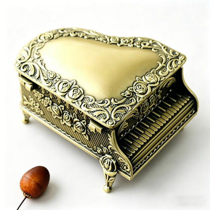 Celestial Serenade™ | Vintage Miniature Grand Piano Music Box