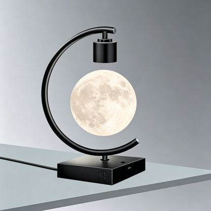Celestial Serenade Levitating Moon Lamp | Next-Gen Touch Control &amp; Full-Color Ambient Light