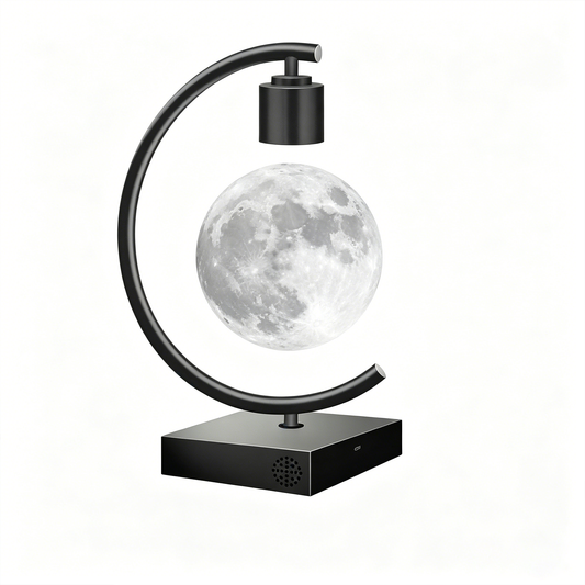 Celestial Serenade Levitating Moon Lamp | Next-Gen Touch Control &amp; Full-Color Ambient Light