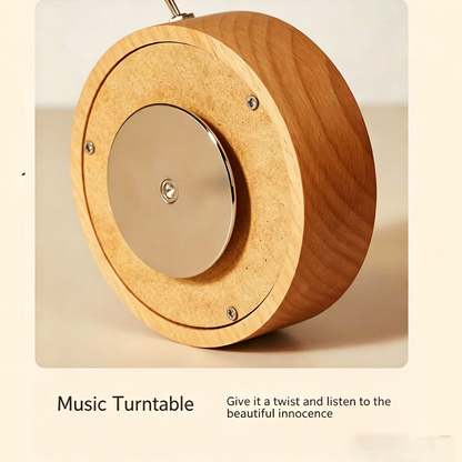 Celestial Serenade™ | Dandelion Crystal Ball Music Box | Wooden Base Musical Box
