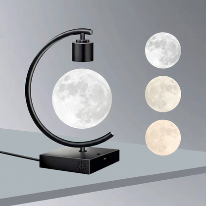 Celestial Serenade Levitating Moon Lamp | Next-Gen Touch Control &amp; Full-Color Ambient Light