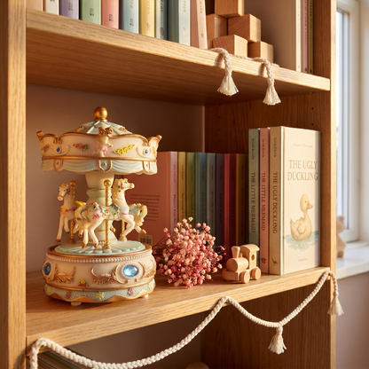 Celestial Serenade™ Pastel Carousel Music Box