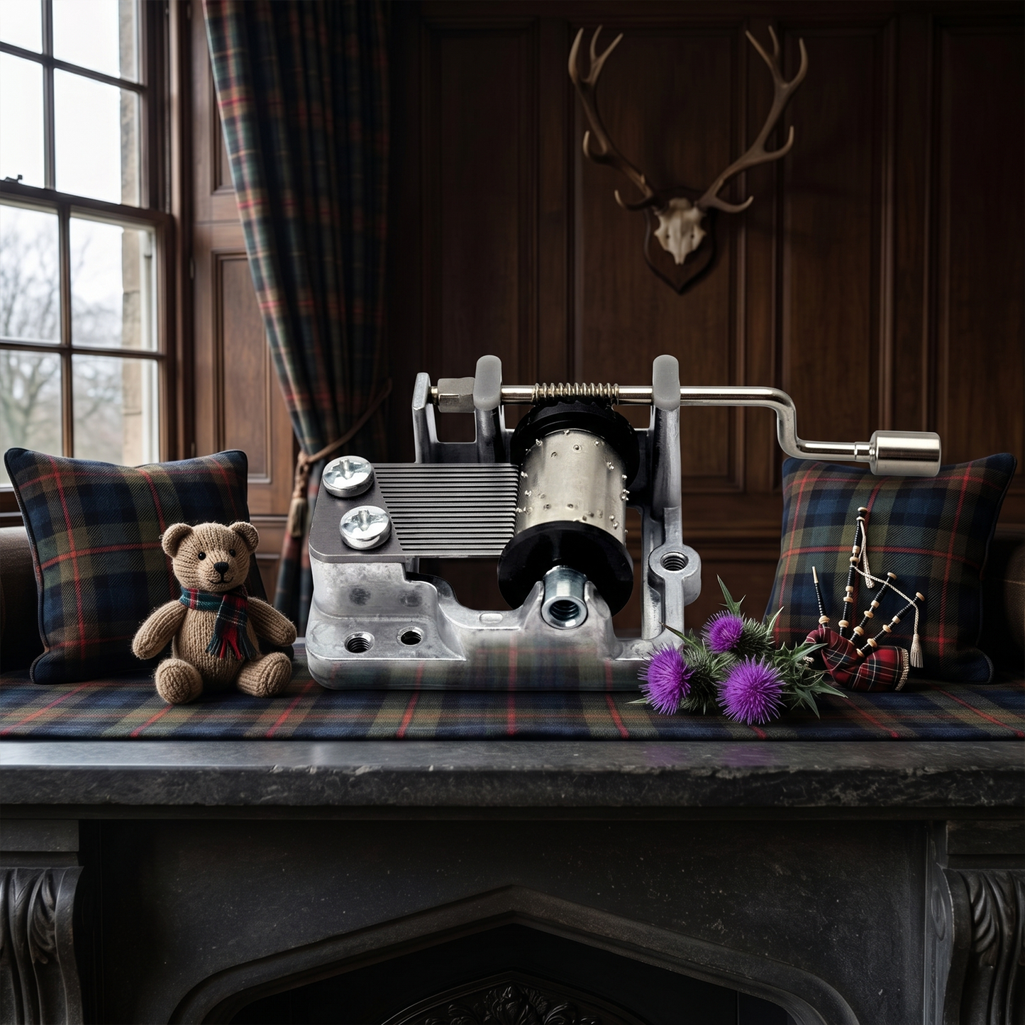 Celestial Serenade™ Hand Crank Music Box &Movement