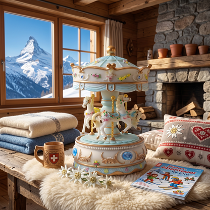 Celestial Serenade™ Pastel Carousel Music Box