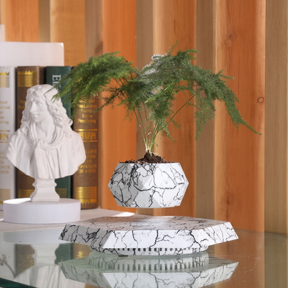 Celestial Serenade™ Magnetic Levitating Floating Planter Pot