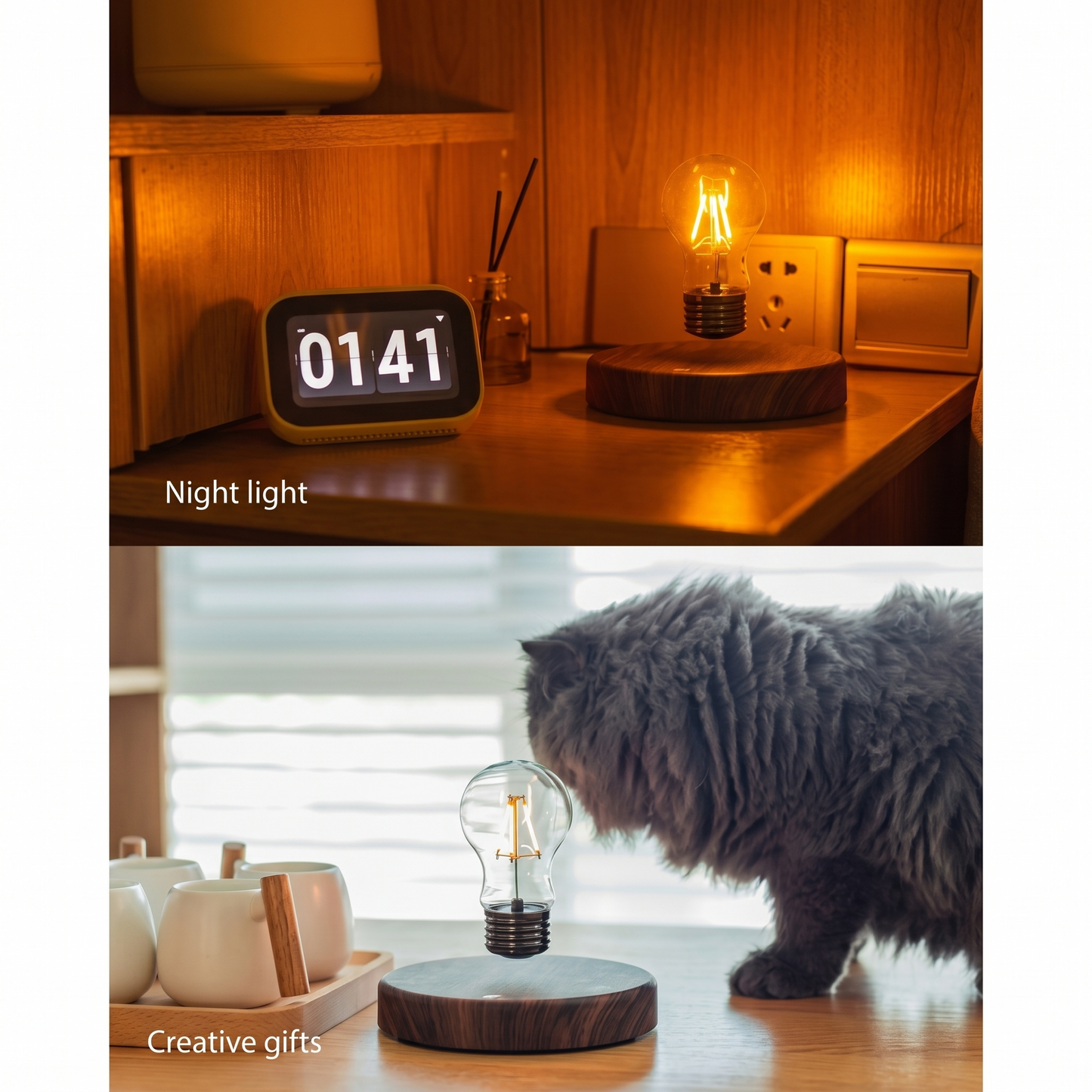 Celestial Serenade™ Levitating Crystal Ball Night Light