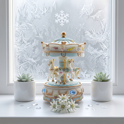 Celestial Serenade™ Pastel Carousel Music Box