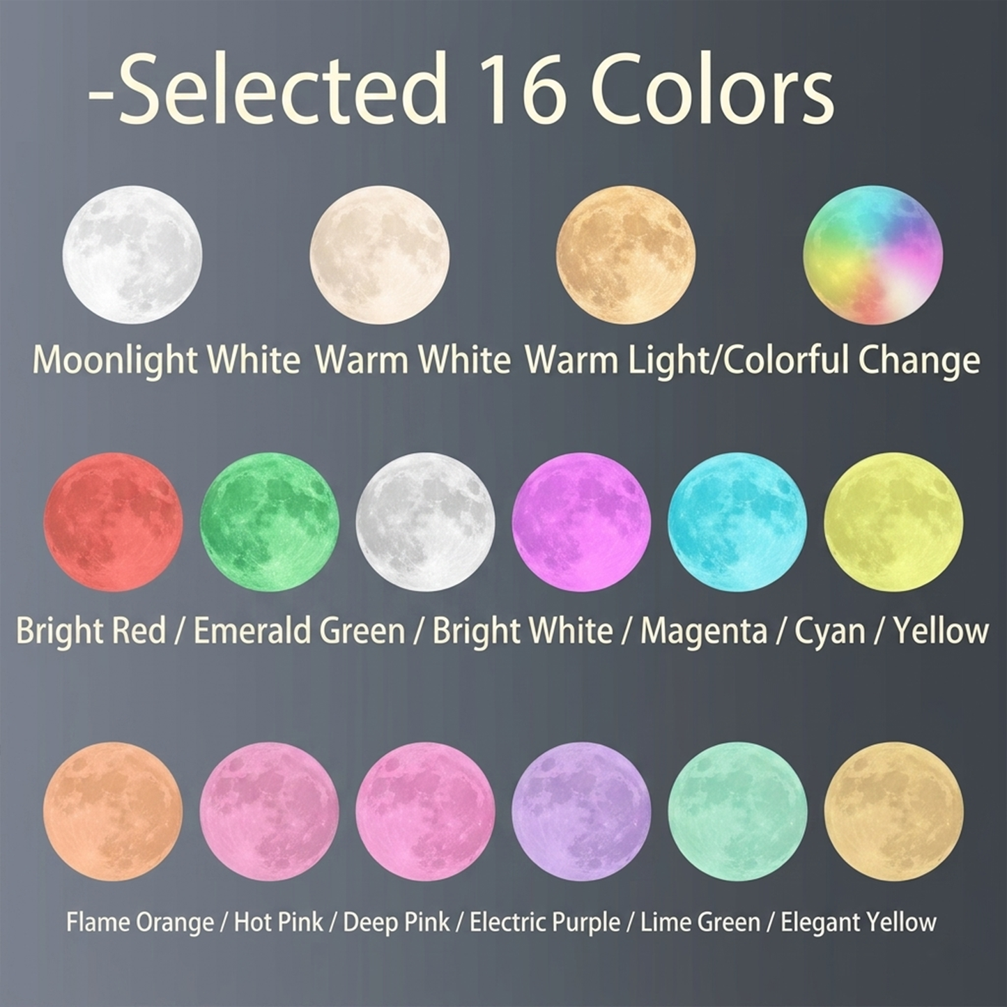 Celestial Serenade Levitating Moon Lamp | Next-Gen Touch Control &amp; Full-Color Ambient Light