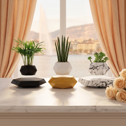 Celestial Serenade™ Magnetic Levitating Floating Planter Pot