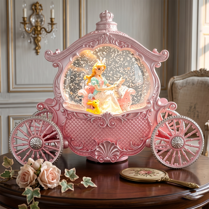 Celestial Serenade™ | Princess Carriage Snow Globe Music Box