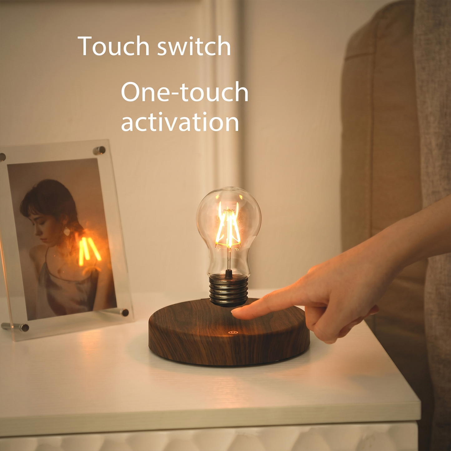 Celestial Serenade™ Levitating Crystal Ball Night Light