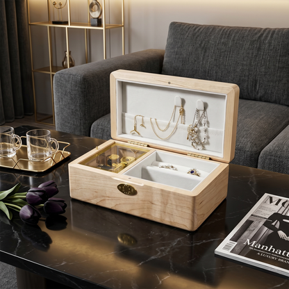 Celestial Serenade™ Wooden Jewelry Music Box