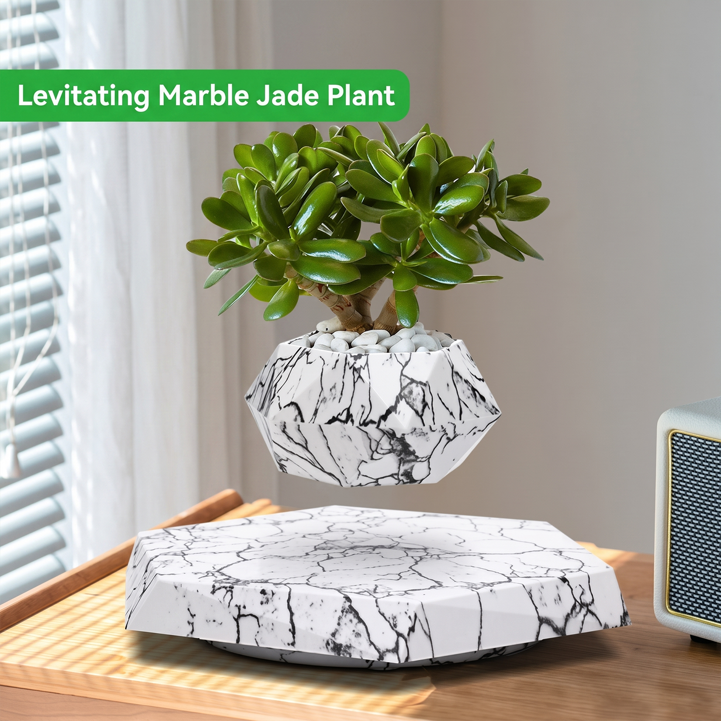 Celestial Serenade™ Magnetic Levitating Floating Planter Pot