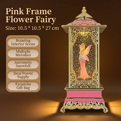 Celestial Serenade™ Rotating Snow Globe Lantern Music Box