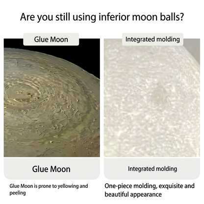 Celestial Serenade Levitating Moon Lamp | Next-Gen Touch Control &amp; Full-Color Ambient Light