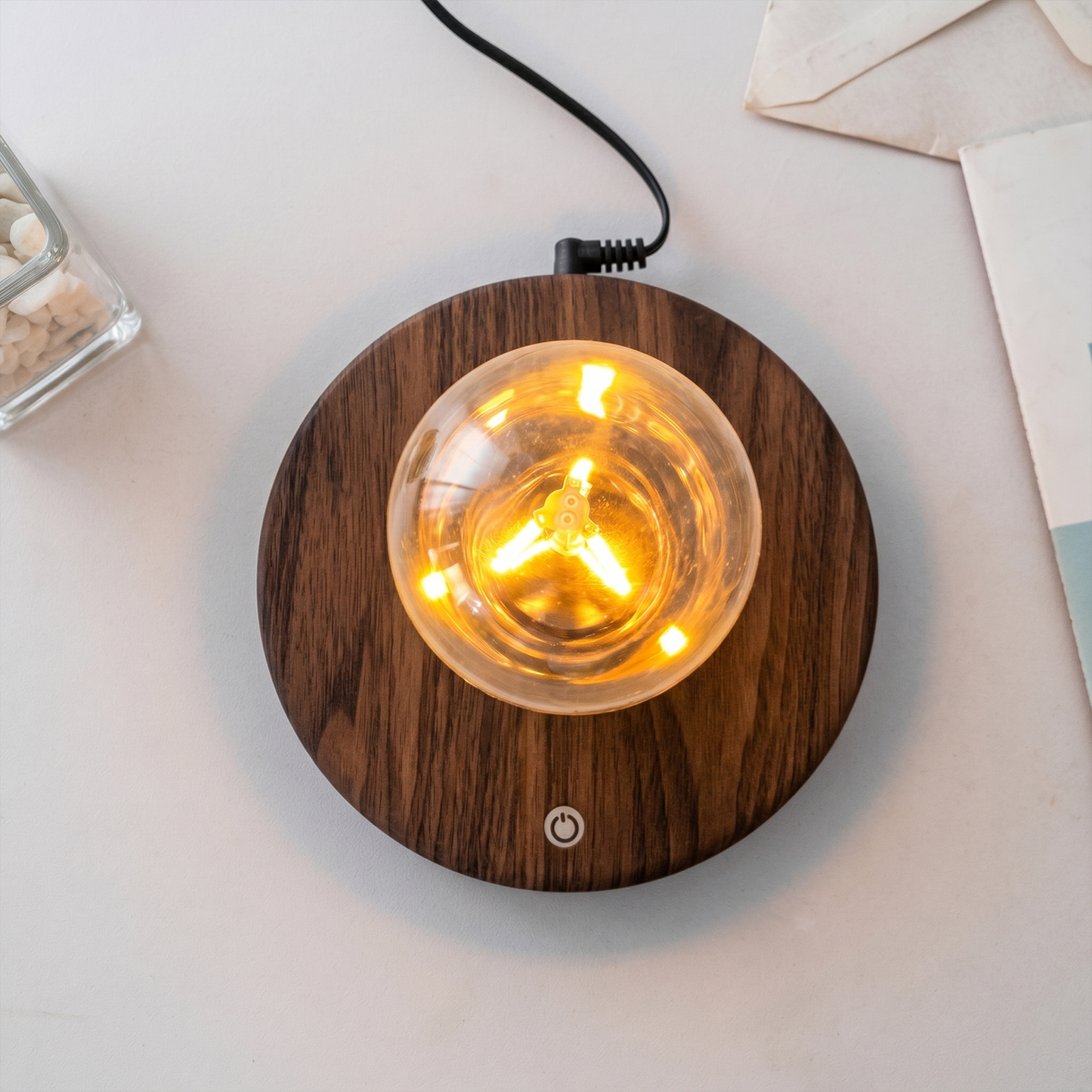 Celestial Serenade™ Levitating Crystal Ball Night Light