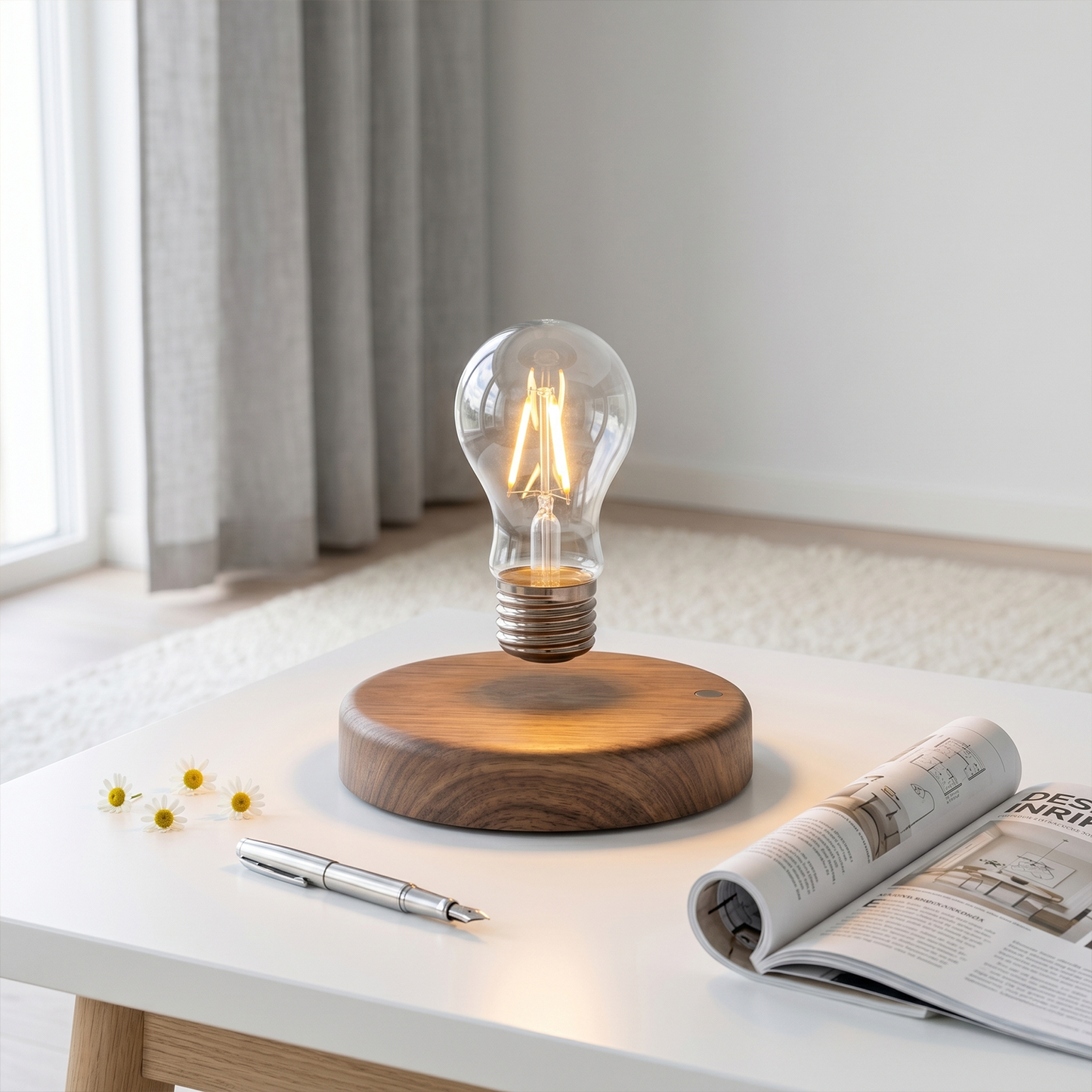 Celestial Serenade™ Levitating Crystal Ball Night Light