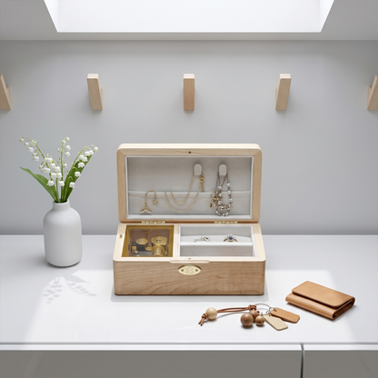 Celestial Serenade™ Wooden Jewelry Music Box