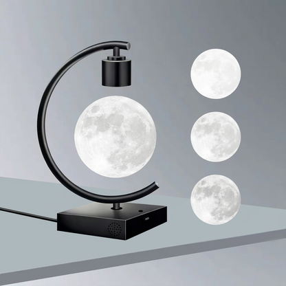 Celestial Serenade Levitating Moon Lamp | Next-Gen Touch Control &amp; Full-Color Ambient Light