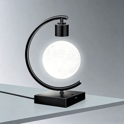 Celestial Serenade Levitating Moon Lamp | Next-Gen Touch Control &amp; Full-Color Ambient Light