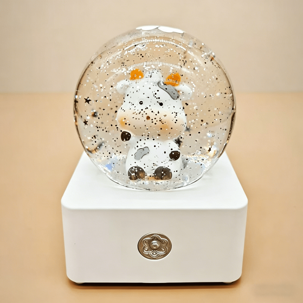 Celestial Serenade™ 12 Zodiac Cartoon Snow Globe Music Box Ox Music Box | Celestial Serenade | Gift & Desk Decor
